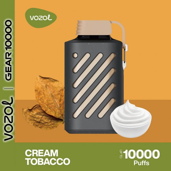 Vozol Gear 10000 PuffBar Cream Tobacco